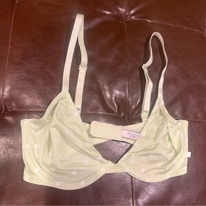 Victoria's Secret Mint Polka Dot Bra